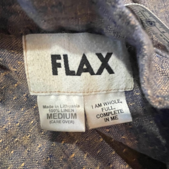 FLAX by Jeanne Englehart Linen Skirt in Plum Size Medium - Picture 5 of 8